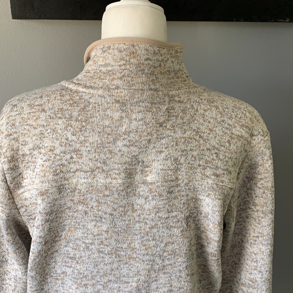 Thread & Supply Heathered Oatmeal Full Zip-Up - Picture 7 of 11